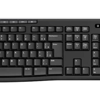 KIT MOUSE+TECLADO LOGITECH MK200 C/FIO MULTIMID CINZA 920-002718