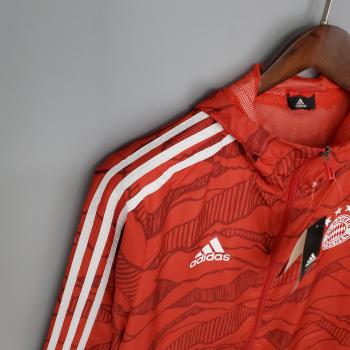 Windbreaker Red Adidas FC Bayern München 2021
