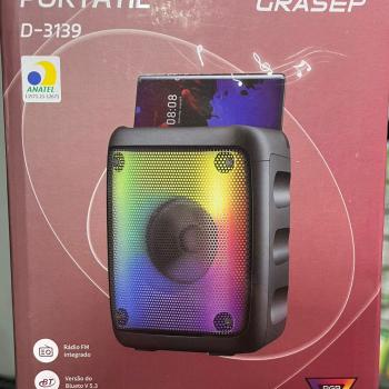 CAIXA DE SOM BLUETOOTH D-3139