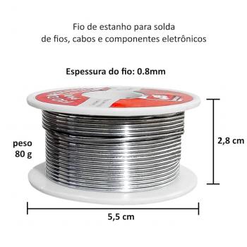 ESTANHO ROLO 0.8MM BAR-323002-1