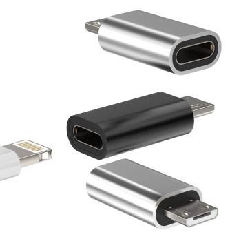 ADAPTADOR OTG IPHONE FEMEA  X V8 MACHO