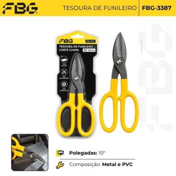 FBG-3387 TESOURA CORTA CHAPA