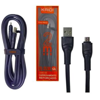 CABO DE DADOS RAPIDO KAIDI 2M V8 REFORÇADO  KD-353M