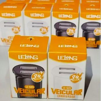 CARREGADOR VEICULAR SEM CABO LELONG LE-533