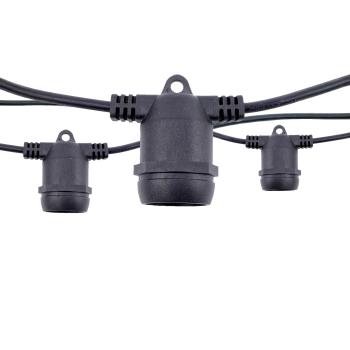 VARAL DE LUZES COM 1 SOQUETE  E27 A CADA 1 METRO