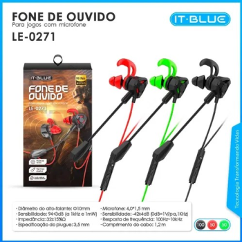 FONE DE OUVIDO LE-0271