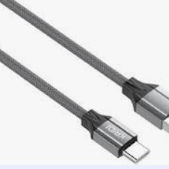 CABO DE DADOS RAPIDO KAIDI 2M TIPO C REFORÇADO  KD-353C