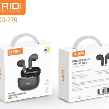 FONE DE OUVIDO SEM FIO KAIDI KD 779