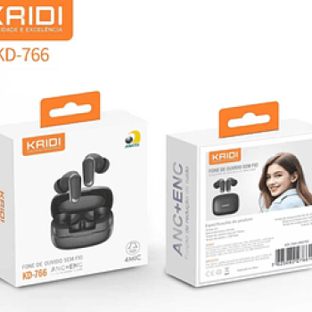 FONE DE OUVIDO SEM FIO KAIDI KD 766
