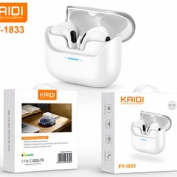 FONE DE OUVIDO SEM FIO KAIDI FT-1833