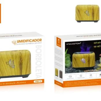 UMIDIFICADOR DE AR FRAGRANCIA  DE ATOMIZACAO ULTRA-SONICA JSQ12