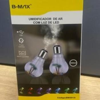 UMIDIFICADOR DE AR COM LUZ DE LED BM001A