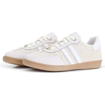 12154CRO Tênis Marina Mello Porcelana/Branco