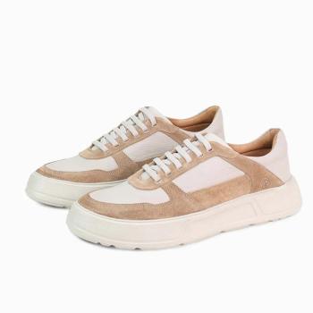 2029 Sapato Anatomic Gel Areia/Gelo Camurça/Floater