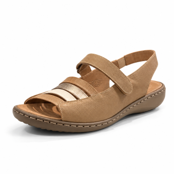 63604 Sandália Opananken Caqui/Off White/P. Velha/Caramelo