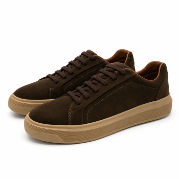 2110 Sapato Anatomic Gel Brown Nobuck
