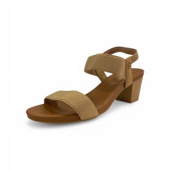 Y8204037 Sandália Usaflex Amendoa