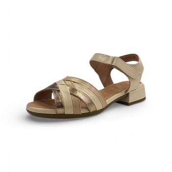 22832 Sandália Opananken Prata velha/Off White/Skin