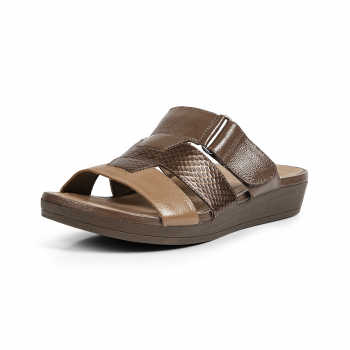 26119 Sandália Opananken Caramelo/Bronze/Linhaca
