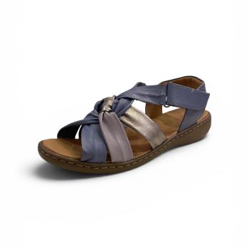 63636 Sandália Opananken Indigo/Inox/Silver