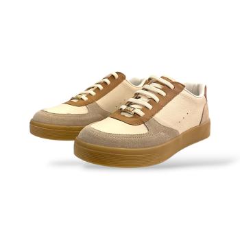 37098SOF Tênis Marina Mello Porcelana/Off White/Caramelo