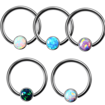 PIERCING CAPTIVE TT PEDRA AZUL