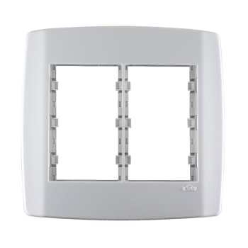 PLACA ILUMI SLIM 4X4 BRANCA (6 MODULOS HORIZONTAL)