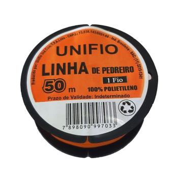 LINHA DE PEDREIRO 50M LARANJA