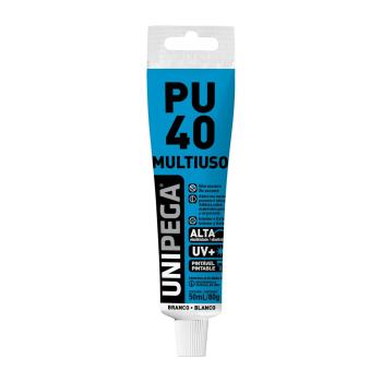 SELANTE PU40 BRANCO 80G BISNAGA - UNIPEGA