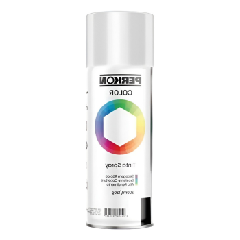 TINTA SPRAY PERKON USO GERAL BRANCO BRILHO 300ML