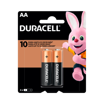 PILHA DURACELL ALCALINA AA (2 PEÇAS)