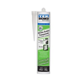 SILICONE 256G ACÉTICO INCOLOR - TEKBOND