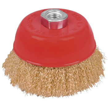 ESCOVA COPO ONDULADA LATONADA 4“ X M14