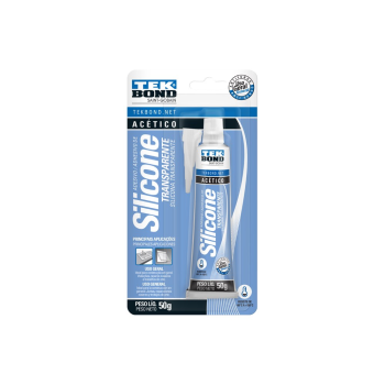 SILICONE ACÉTICO INCOLOR 50G - TEKBOND