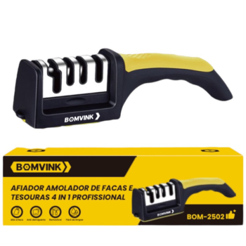 AFIADOR AMOLADOR DE FACAS E TESOURAS 4 EM 1