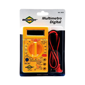 MULTIMETRO DIGITAL BRASFORT PROFISSIONAL 8522