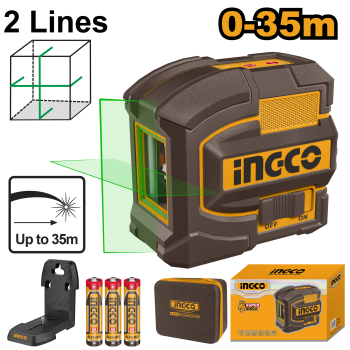 NIVEL A LASER LINHAS VERDES 30 METROS - INGCO