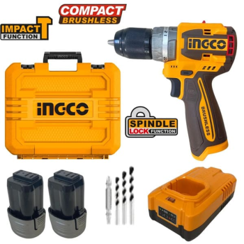 PARAFUSADEIRA/FURADEIRA BL 60 Nm IMPACTO 1/2Pol A BATERIA 16V LINHA M16 C 2 BAT 2.0AH - INGCO