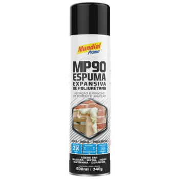ESPUMA EXPANSIVA 500ML - MUNDIAL PRIME