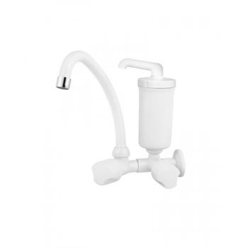TORNEIRA ABS BICA MOVEL COM FILTRO BRANCA - VIQUA
