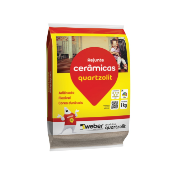 REJUNTE QUARTZOLIT CERAMICO CINZA PLATINA 1KG