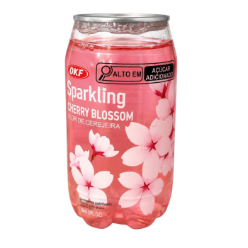 REFRIGERANTE SABORIZADO LEVEMENTE GASEIFICADO FLOR DE CEREJEIRA 350ML