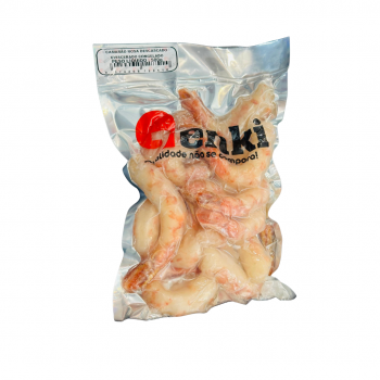 CAMARÃO ROSA  DESCASCADO EVISCERADO COM CAUDA 41/50 PEÇAS/KG  CAIXA 10x500g