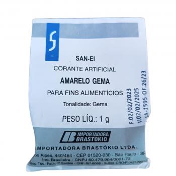 CORANTE ARTIFICIAL AMARELO SAN-EI 1 GRAMA