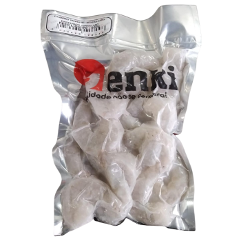 CAMARÃO VANNAMEI DESCASCADO EVISCERADO 16/20 PEÇAS/LBS  CAIXA 10x500g