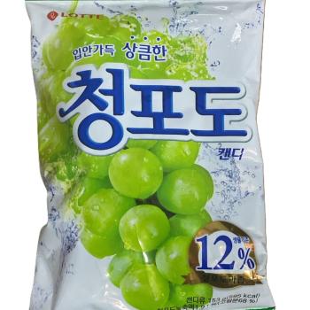 BALA LOTTE UVA VERDE PACOTE 153g
