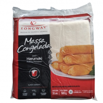 MASSA DE HARUMAKI LONGWAY 30 FOLHAS 500 GRAMAS