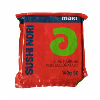 NORI MAKI RED 50 FOLHAS 140 GRAMAS