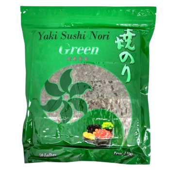 NORI TENKA GREEN 50 FOLHAS 140 GRAMAS