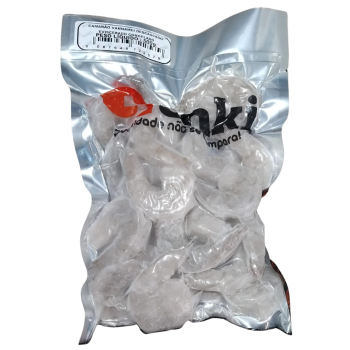 CAMARÃO VANNAMEI DESCASCADO EVISCERADO 26/30 PEÇAS/LBS  CAIXA 10x500g